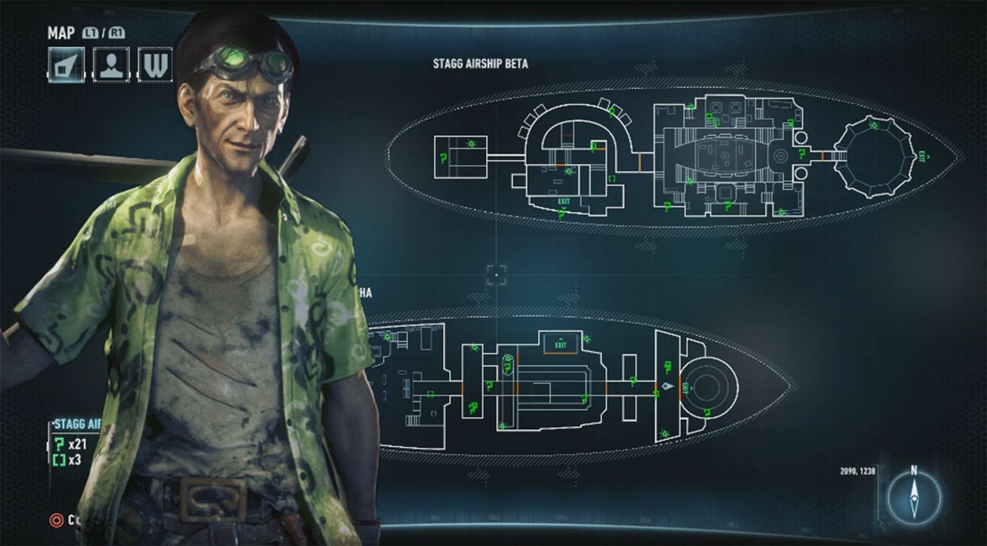 Riddler Trophy Locations - Stagg Airships Collectible Locations -  Collectibles Guide, Batman: Arkham Knight